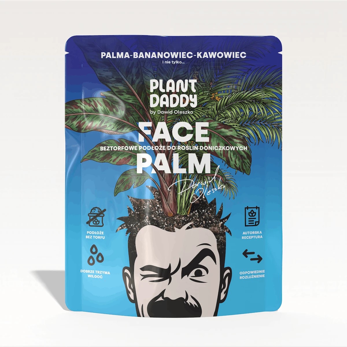PODŁOŻE SPECJALISTYCZNE | FACE PALM|  Palma, Chamedora, Livistona, Bananowiec,  Daktylowiec | PLANT DADDY